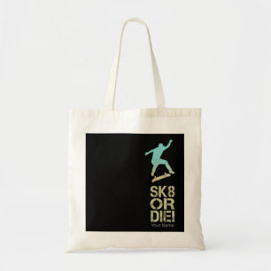 Sk8 Or Die! Olli Skater Vintage For Skateboarder Tote Bag