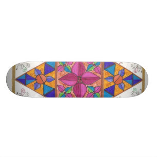 Sk8er Geometry Art Sk8Board Skateboard