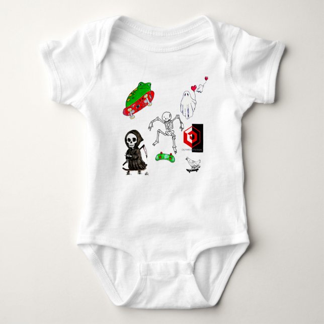Sk8r 4 LIFE (starter kit) Baby Bodysuit (Front)