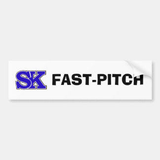 SK FAST-PITCH BUMPER STICKER