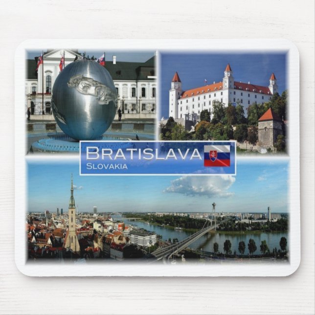 SK Slovakia - Bratislava - Mouse Pad (Front)
