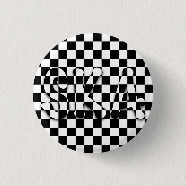 ska2 3 cm round badge (Front)