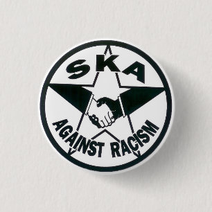 Ska Against Racism 3 Cm Round Badge