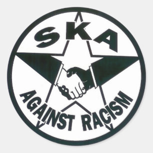 Ska Against Racism Classic Round Sticker