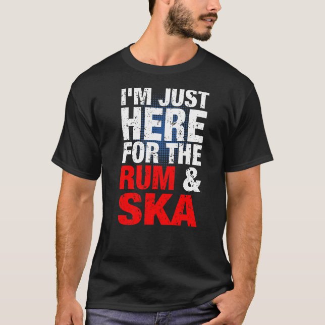 Ska And Rum Music Is Life Ska Reggae Punk Sco  1 T-Shirt (Front)