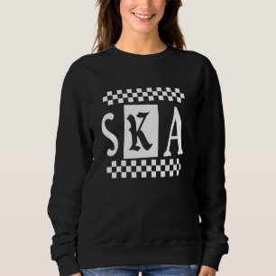 Ska Checker 2 Tone Sweatshirt