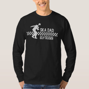 SKA DAD reggae ska clothing for men Skinhead Mod S T-Shirt