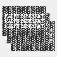 SKA DAYS BIRTHDAY WRAPPING PAPER SHEET SET