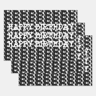 SKA DAYS BIRTHDAY WRAPPING PAPER SHEET SET