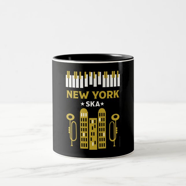 Ska Jazz Two-Tone Coffee Mug (Center)