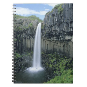 Skaftafell National Park, Svartifoss waterfall, Spiral Notebook