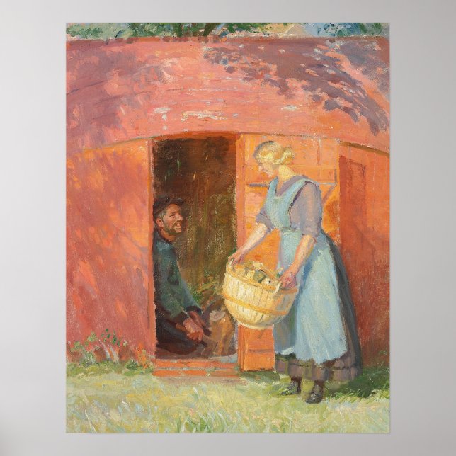 Skagen Fisherman in a Shed Poster (Front)