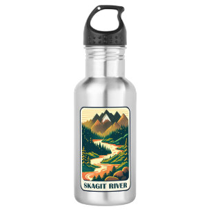 Skagit River Washington Colours 532 Ml Water Bottle