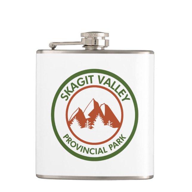 Skagit Valley Provincial Park Hip Flask (Front)