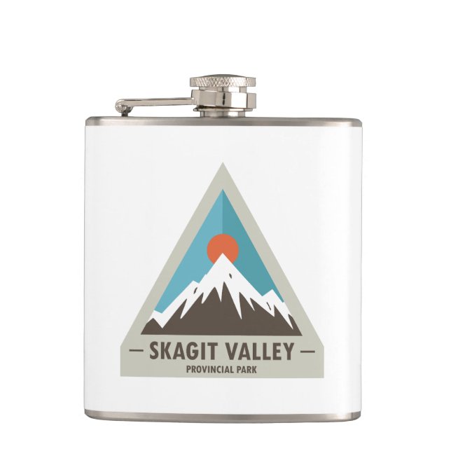 Skagit Valley Provincial Park Hip Flask (Front)