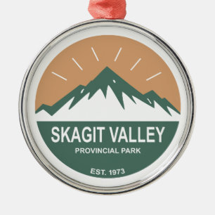 Skagit Valley Provincial Park Metal Tree Decoration