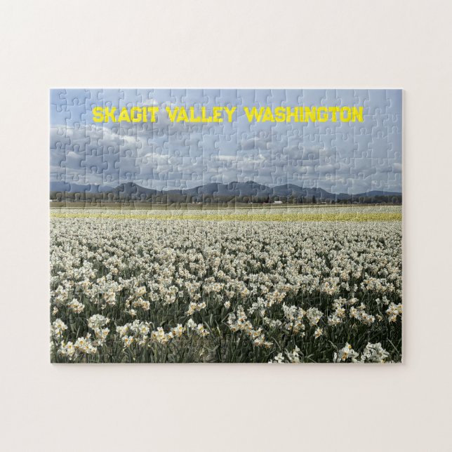 Skagit Valley Washington Daffodil Field Puzzle (Horizontal)