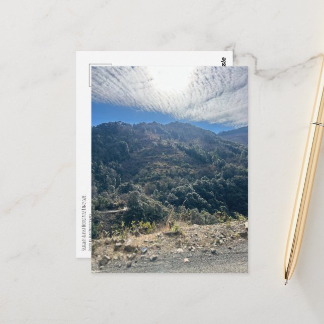 Skagway, Alaska Mountains Landscape Postcard (Front/Back In Situ)
