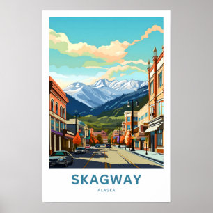 Skagway Alaska Travel Print