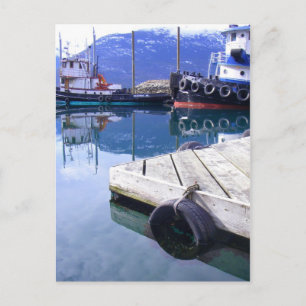 Skagway, Alaska Tugs Postcard