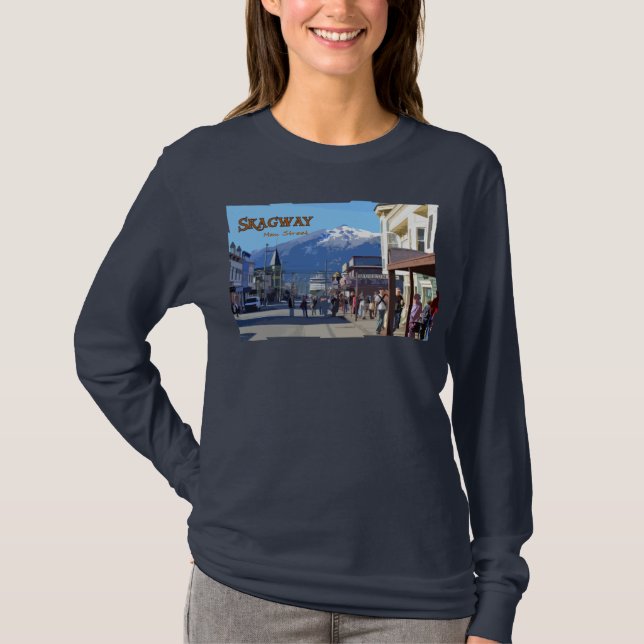 Skagway Ladies Long Sleeve T-Shirt (Front)
