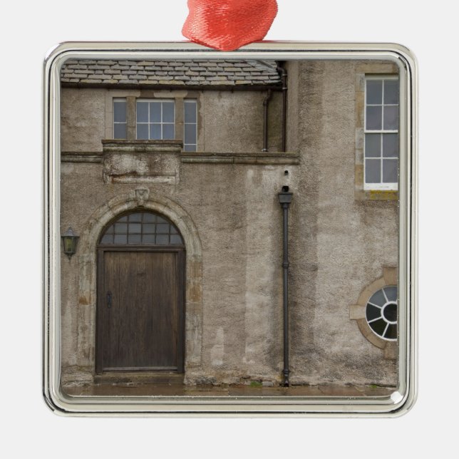 Skaill House, 17th century mansion in Orkney Metal Tree Decoration (Front)