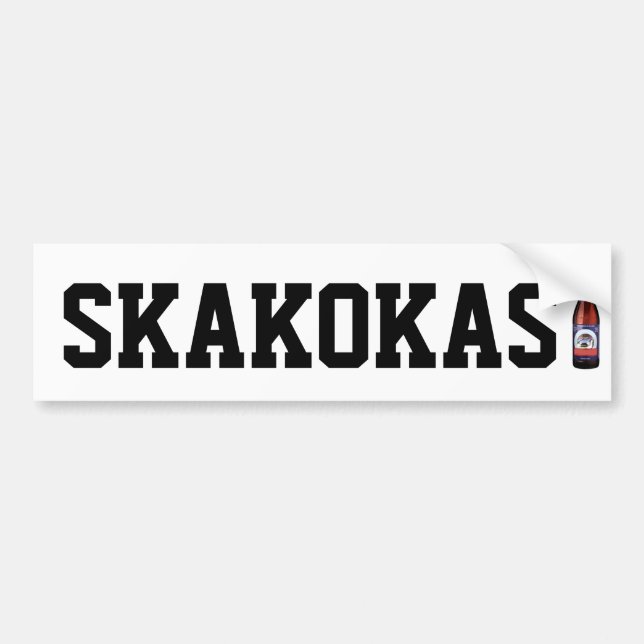 SKAKOKASI BUMPER STICKER (Front)