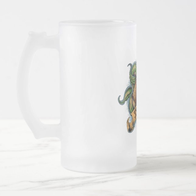 SKÅL! FROSTED GLASS BEER MUG (Left)