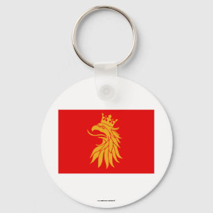 Skåne län flag key ring