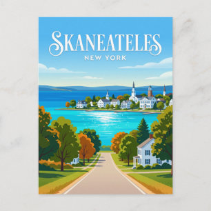 Skaneateles USA Postcard