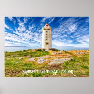 Skarsviti Lighthouse, Iceland Poster