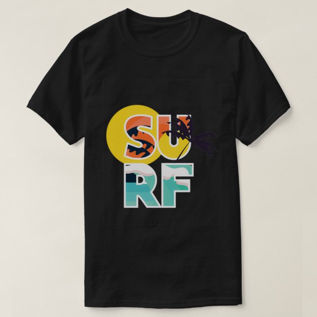 Skate And Surf On The StreetBoardBodyboardingSurfe T-Shirt (Design Front)