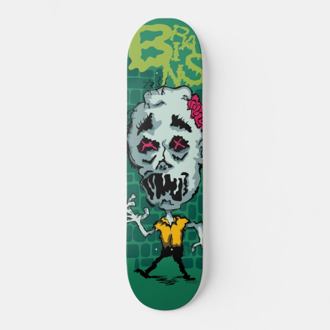 Skate Away Quickly Mr. Zom B. Rains Skate Deck (Front)