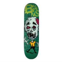 Skate Away Quickly Mr. Zom B. Rains Skate Deck