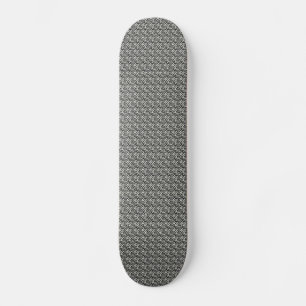 Skate Board Silver Mesh