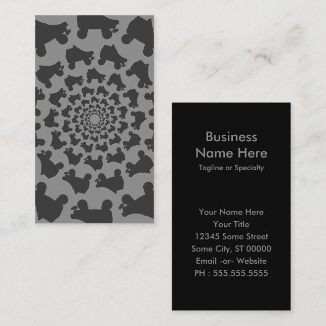 skate circle business card (Front/Back)