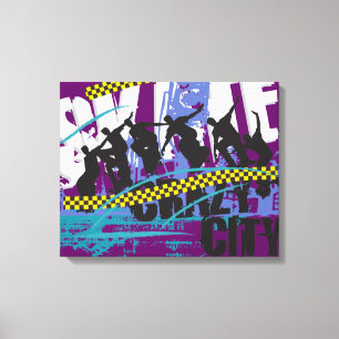Skate City Canvas Print