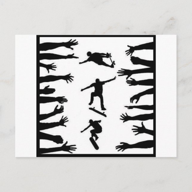 Skate Crowd Postcard (Front)
