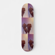 Skate Deck Palm Tree Heart