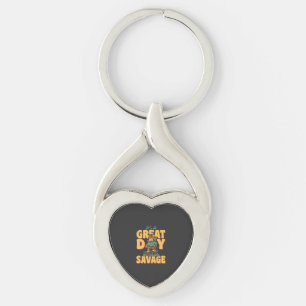 Skate Dog Great Day Savage Key Ring