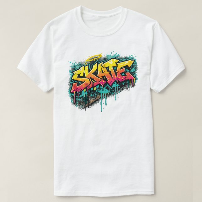 Skate Graffiti Explosion T-Shirt (Design Front)