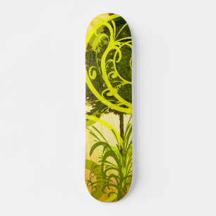 Skate  Green Abstract Skateboard