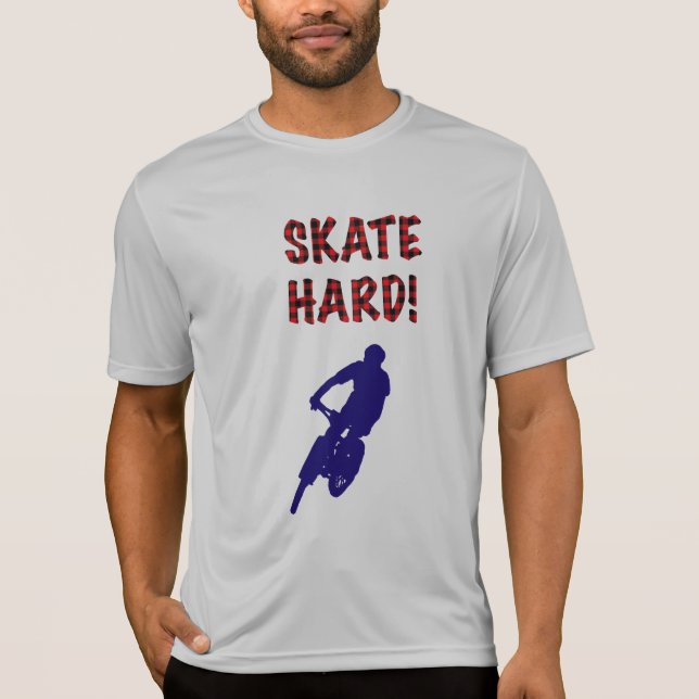 Skate Hard apparel in BTN colour scheme T-Shirt (Front)