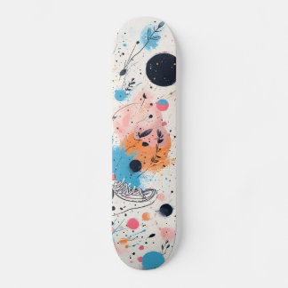 Skate into the Future: Neon Pink Edition Skateboard