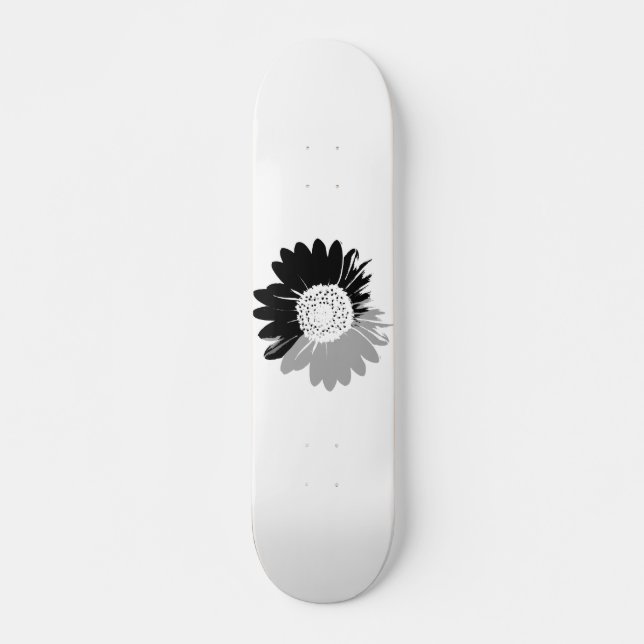 Skate on Flower Deck Skateboard (Front)