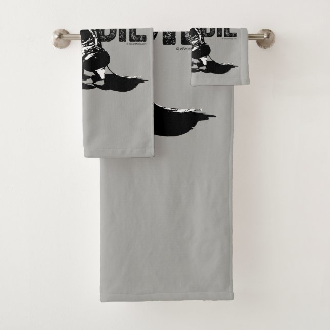 Skate Or Die (Hockey) Bath Towel Set (Insitu)