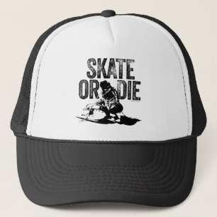 Skate Or Die (Hockey) Trucker Hat