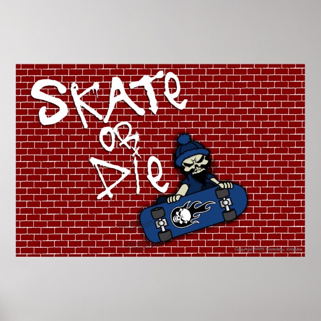 Skate or Die Poster (Front)