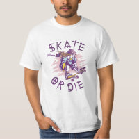 Skate or die Skateboarder Girl