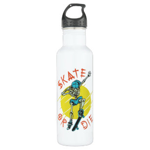 Skate or die Skeleton Skateboarder 710 Ml Water Bottle